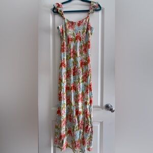 Roxy Daydreamer Floral Maxi Sundress Size Medium